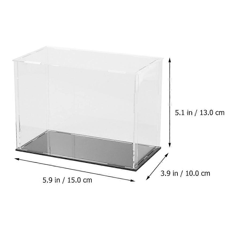 Display Box Acrylic Model Display Box for Protection 2Sets Transparent Assembly