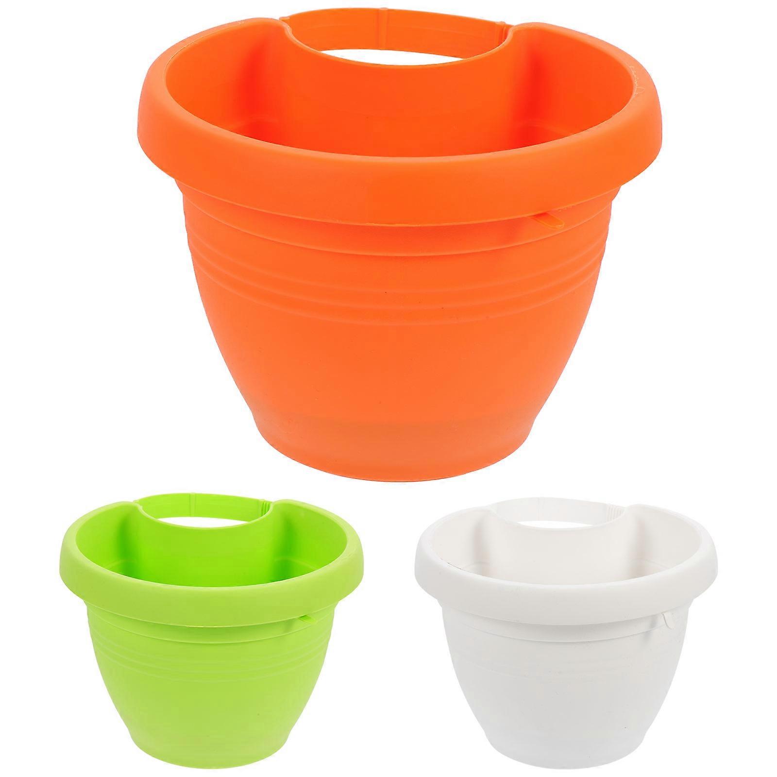 Hanging Drain Pipe Flower Pots for Decoration Assorted 3Pcs
