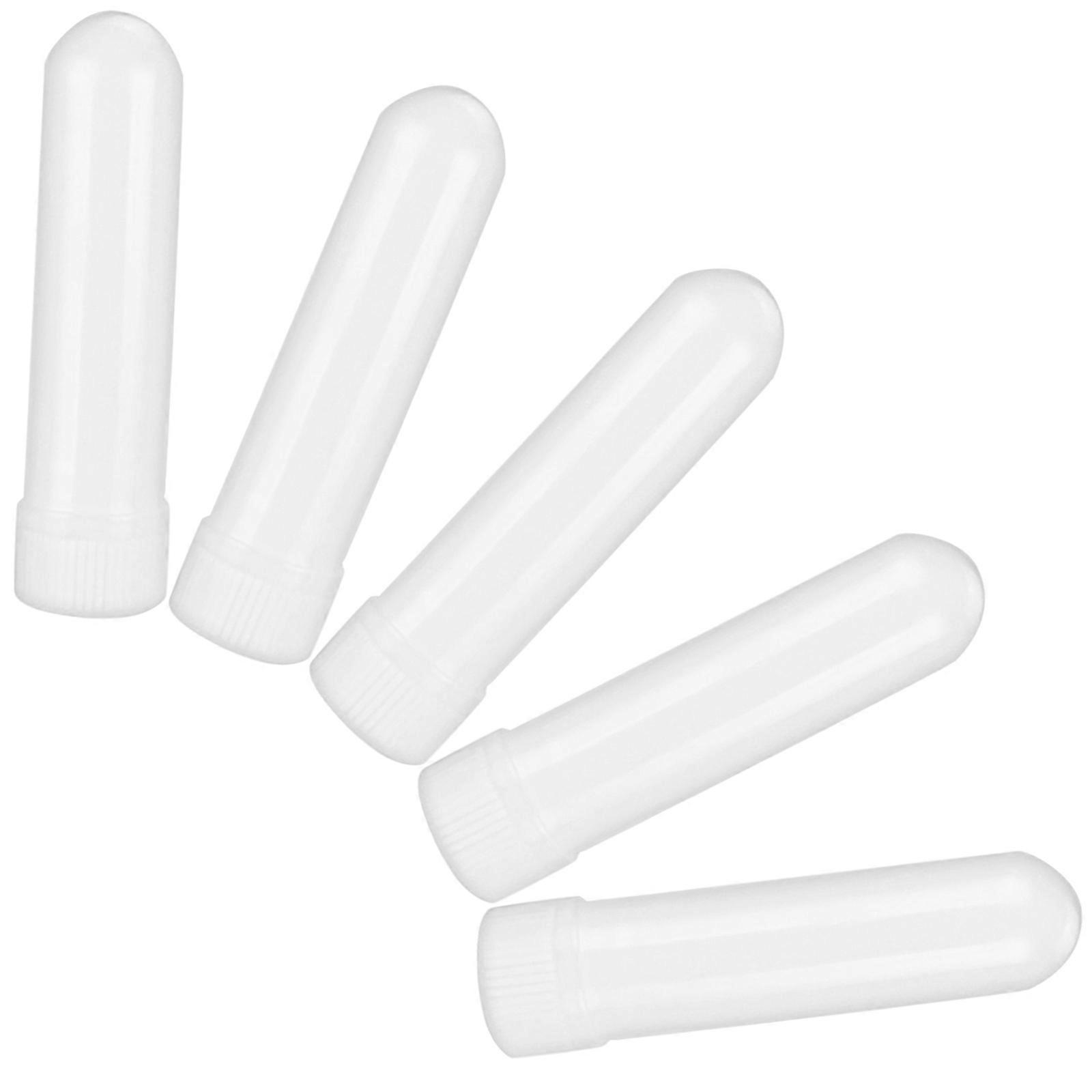 White Empty Tubes for Aromatherapy Use 10Pcs