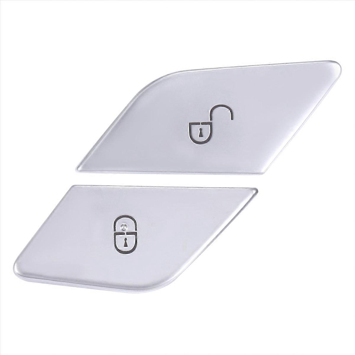 Car Lock Switch Cover for LHD Silver