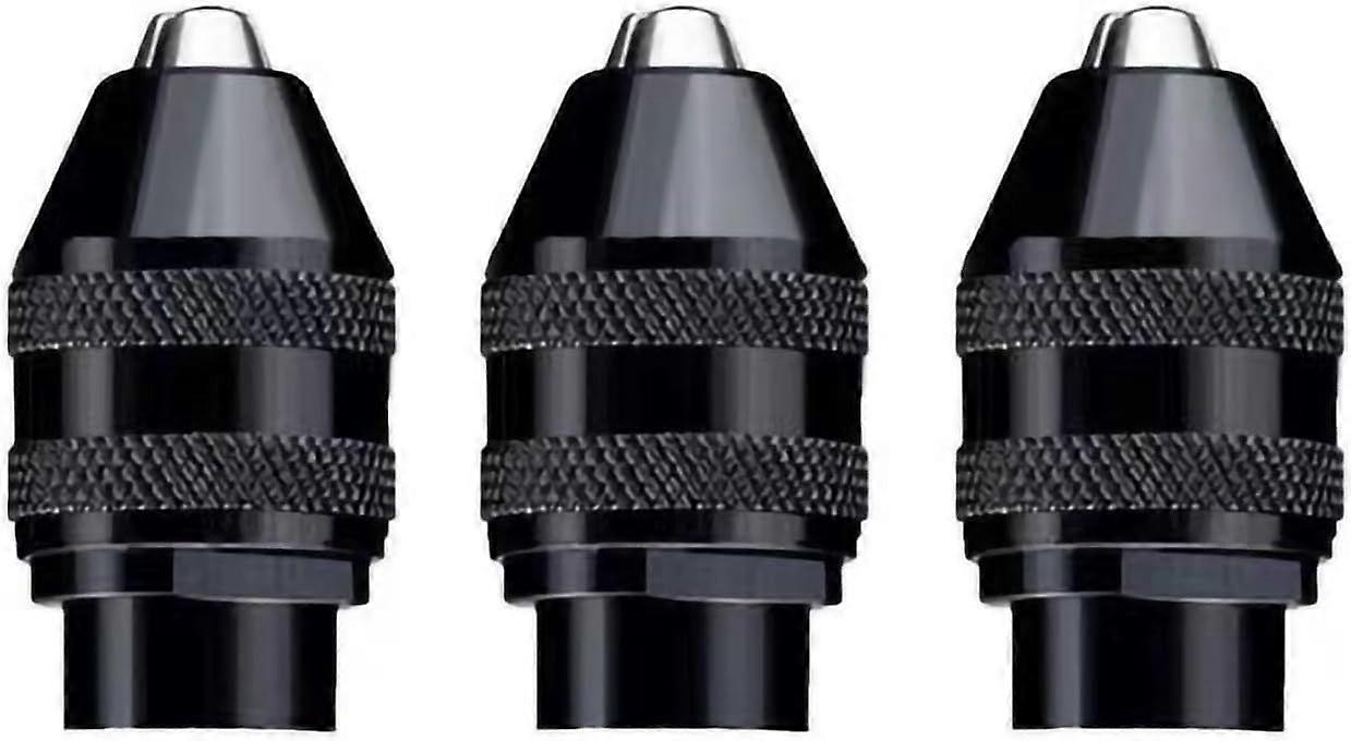 3-Pack 4486 Quick Change Multipro Keyless Chuck Compatible with Dremel Rotary