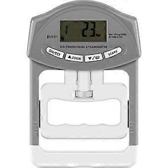 Dinamômetro digital de preensão manual, 90 kg/198 lb, visor LCD, testador de força com captura automática – compatível com treinamento físico.