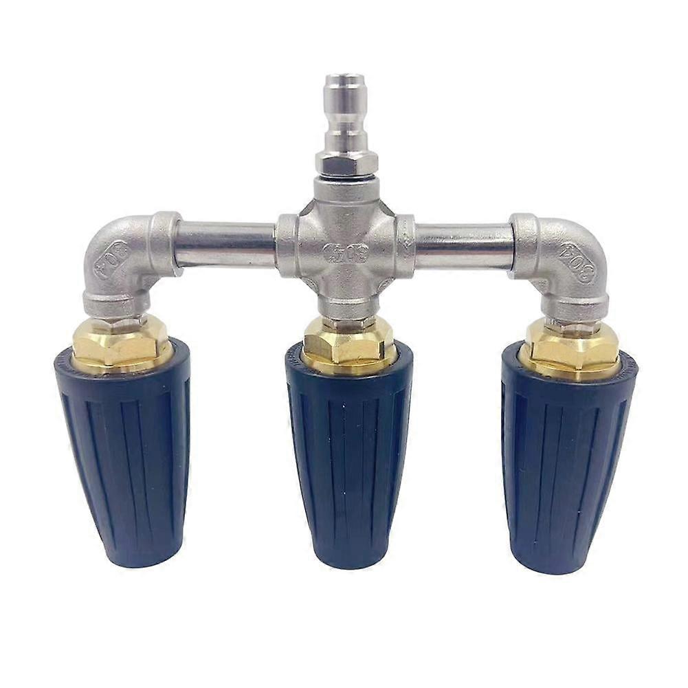 High Pressure Cleaning Machine Nozzle - Durable Design, Triple Effect Cleaning