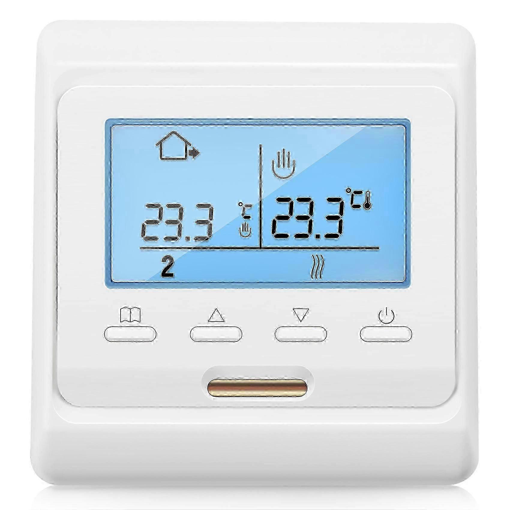 16A 230V LCD Programmable Warm Floor Heating Room Thermostat Thermoregulator Temperature Controller