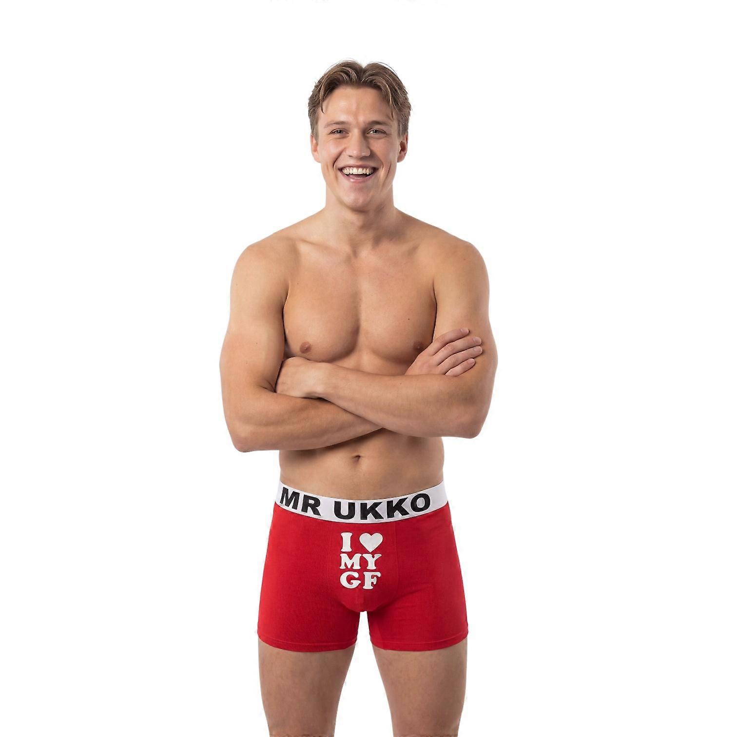2-pack Jag älskar mina GF-bomullsboxershorts