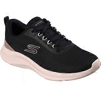 Skechers Skech-Lite Pro 2.0 Polyester Women's Black/Rose Gold Trainers