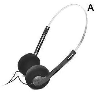 INS Japanese Retro Headphones Nostalgic Headset HiFi MP3 Walkman Earphones Sports Photo Props Wired Earphones