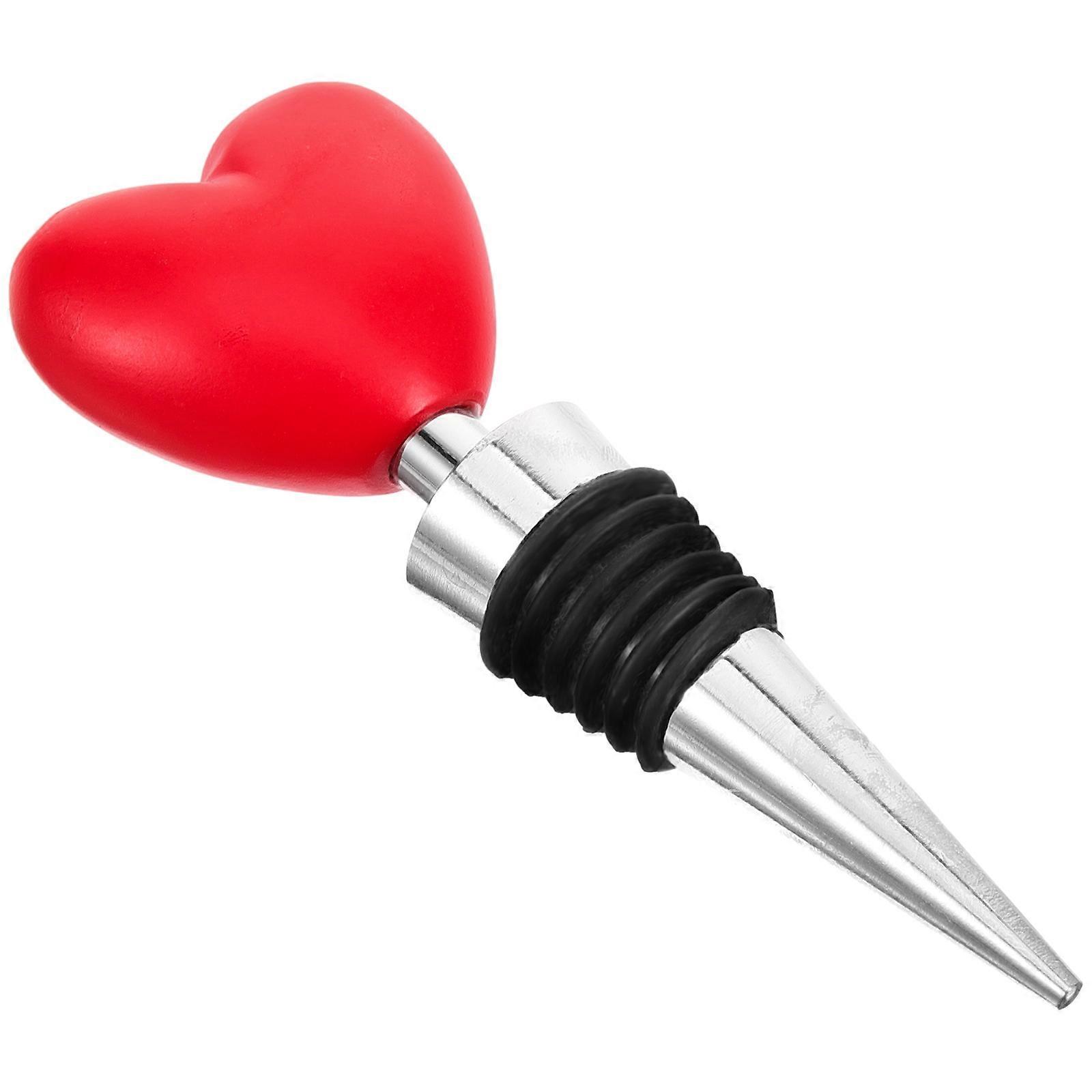Red Heart for Bottles Creative Design