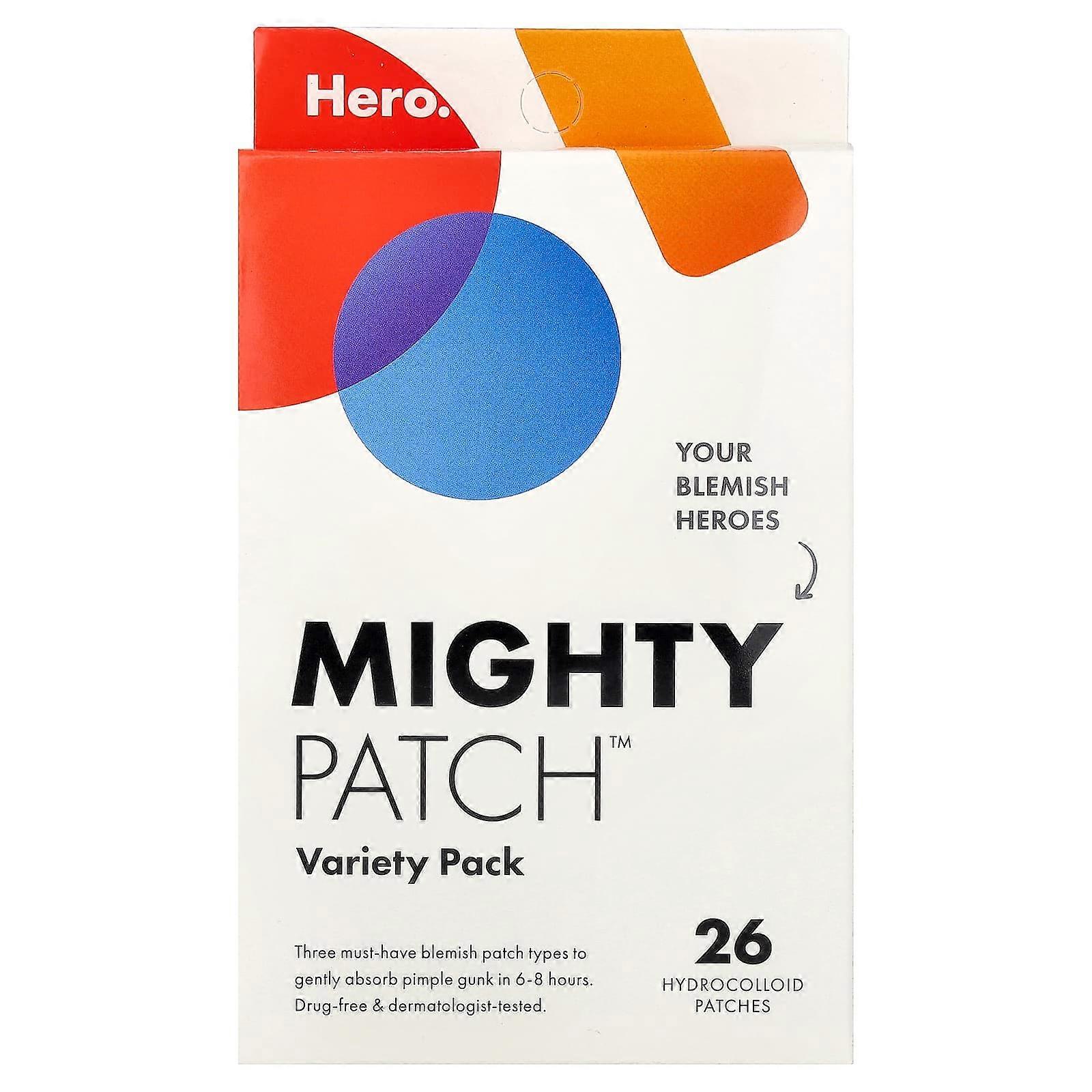 Hero Cosmetics, Mighty Patch, Variety Pack, 26 Patches