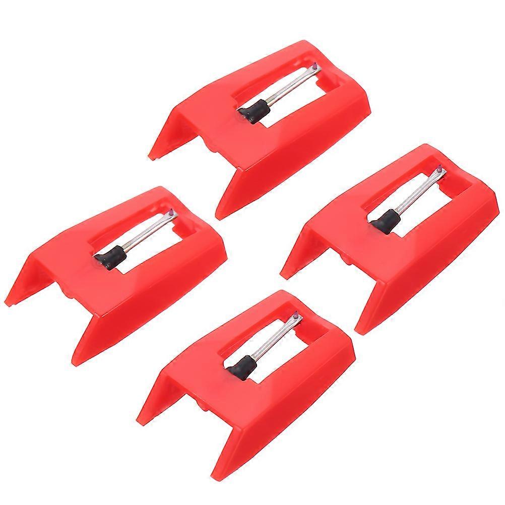 4pcs Record Player Needle Replacement Phonograph Turntable Stylus Accessory