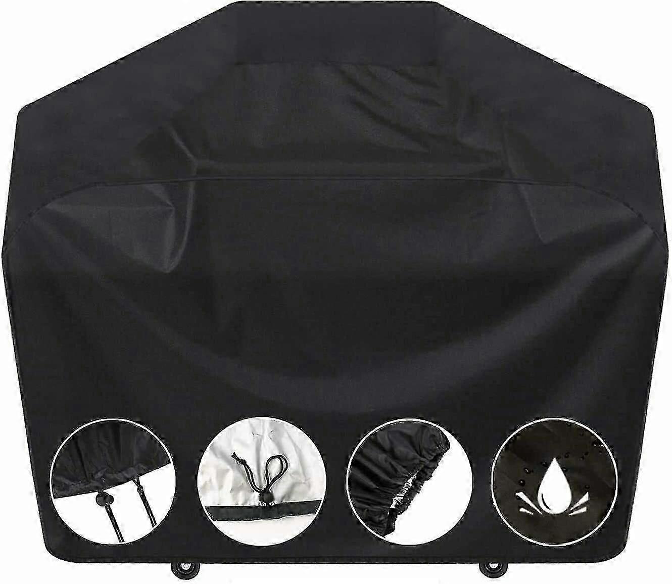 Capa para churrasqueira a gás de 67 polegadas, impermeável, com proteção UV para uso externo.