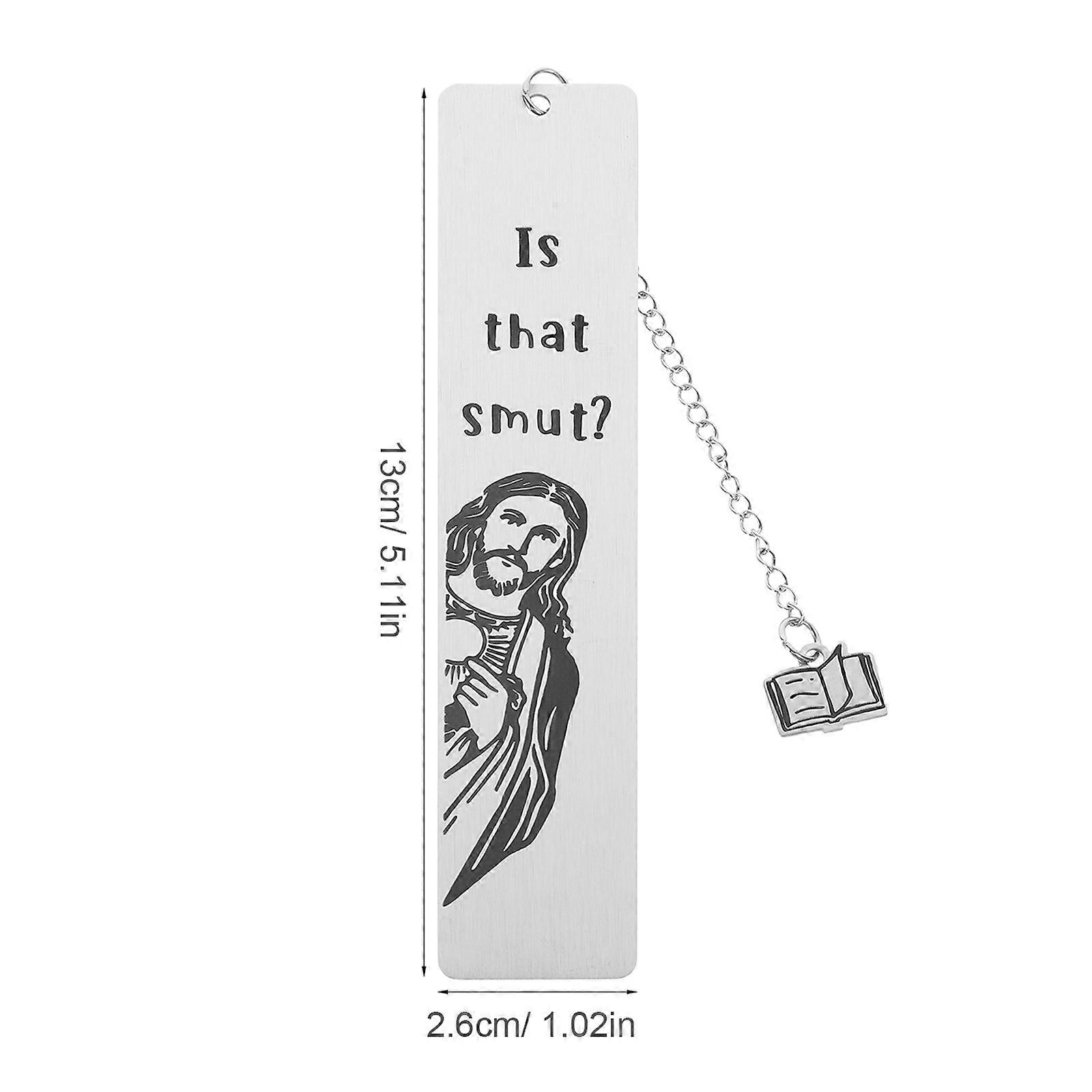 Bookmark Titanium Steel Creative Bookmark for Reading White