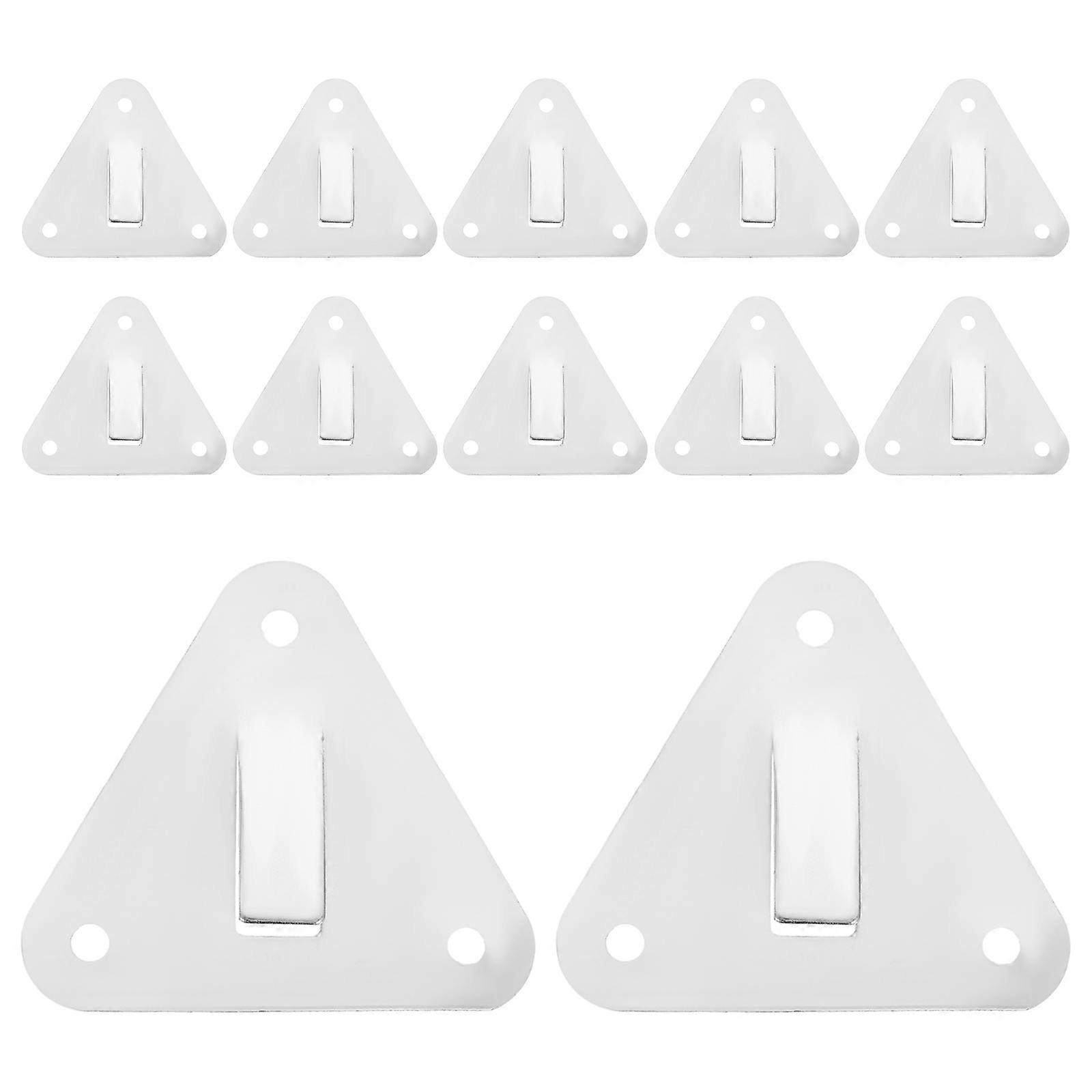 Wall Mount Fire Extinguisher Hanging Brackets Metal Hooks 12Pcs Set