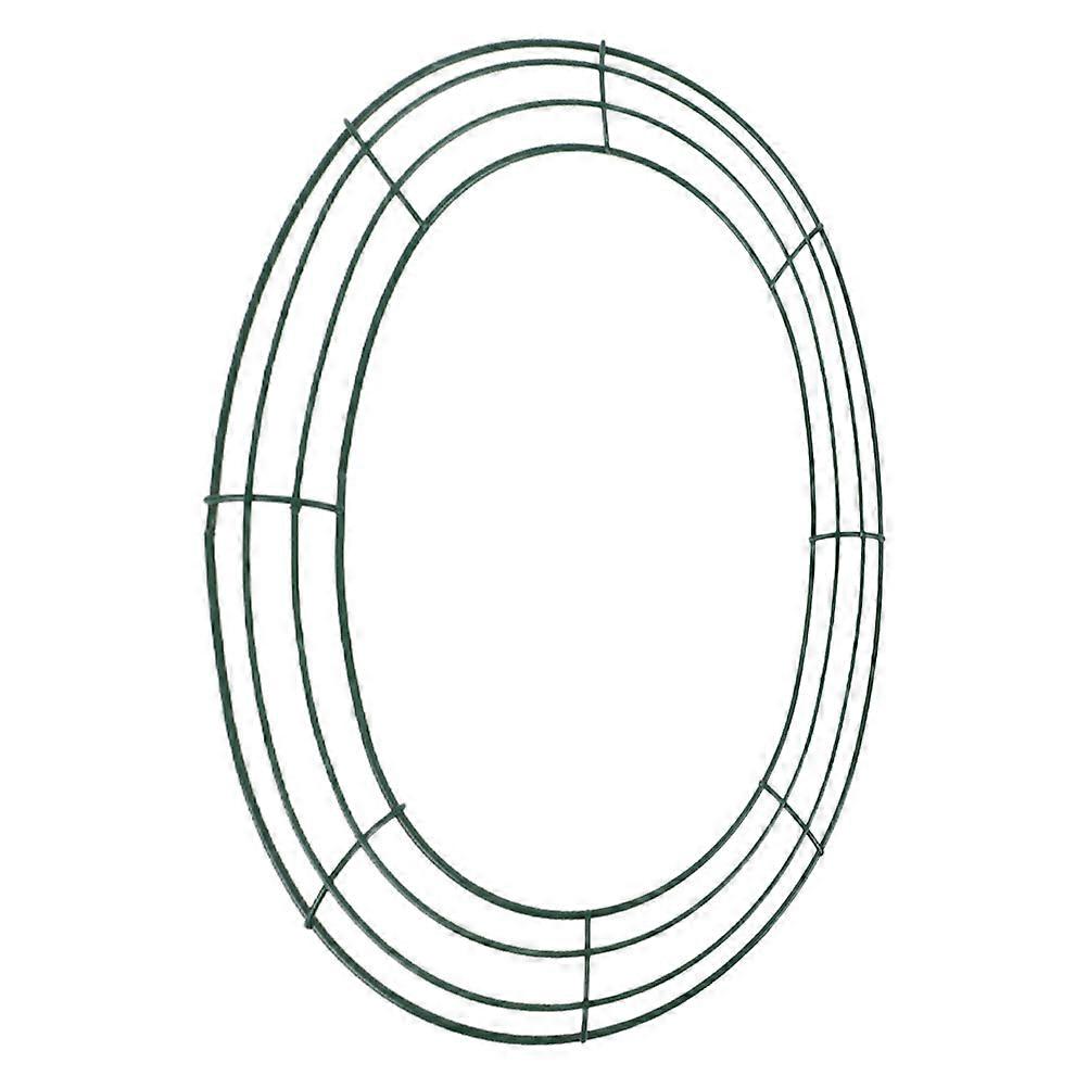 Green Easter Egg Shaped Wreath Frame for Decoration Using Iron Frame