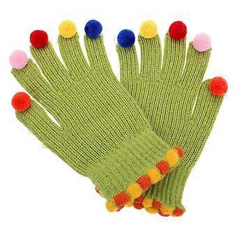 Thermal Knitted Gloves Fingerless compatible with Hand Warming 1Pair Women Gloves