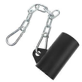 1pc T-bar Row Platform Eyelet Attachment with Chain for Bent Over Row Exercise