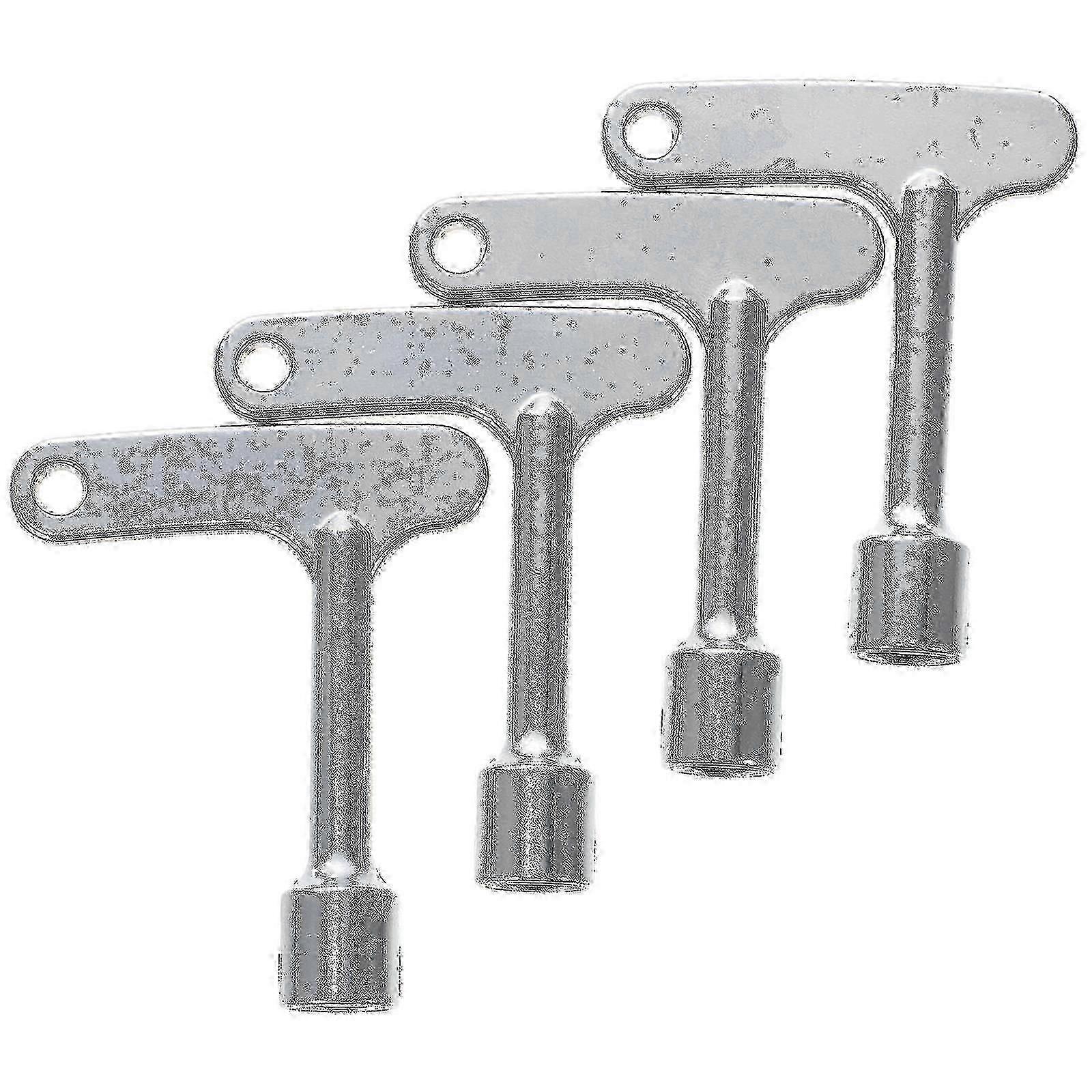 4pcs Elevator Key Elevator Service Key Triangle Panel Lock Triangle Spanner