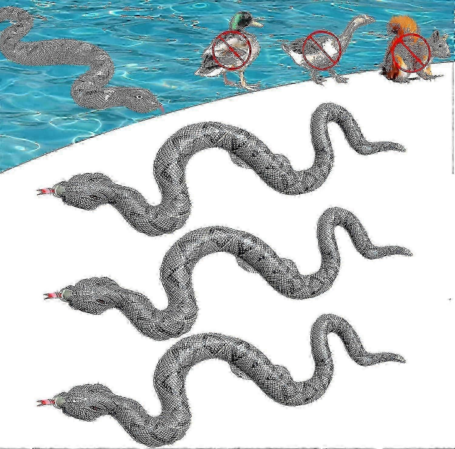 fake snake balloons compatible with pool 3pcs inflatable