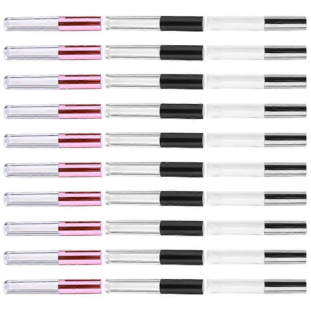 Lip Gloss Tubes Plastic Containers for Refillable Use 60Pcs Set