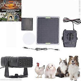 Solar-Powered Chicken Coop Heater for Outdoor Pet Houses GIX