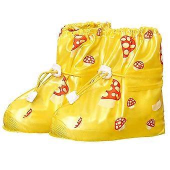 Kinder Cartoon Regenschuhe Abdeckung Wasserdichte rutschfeste PVC-Überschuhe Stiefel