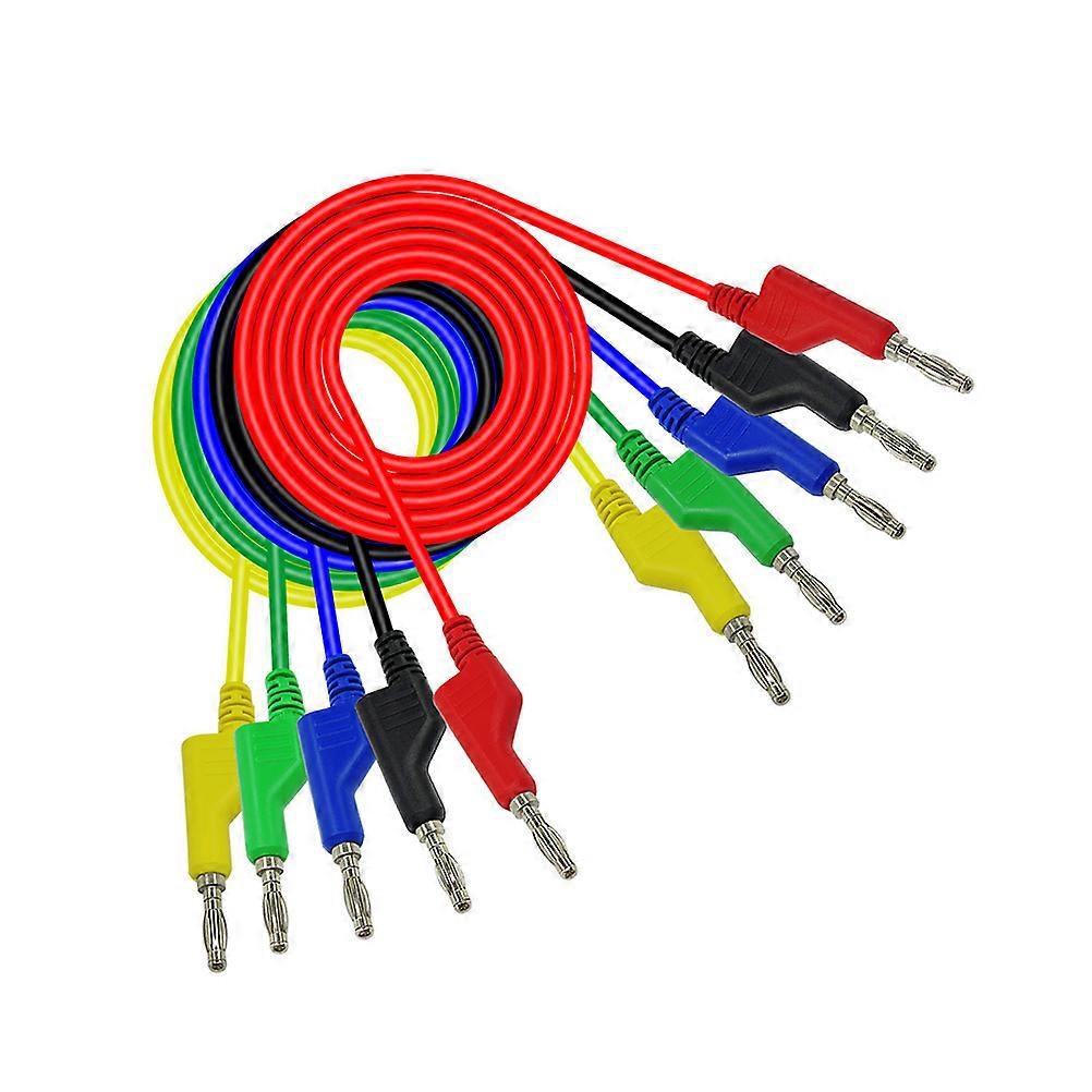 Multimeter Test Cable with Banana Plug for Laboratory Electrical Testing 2Pcs