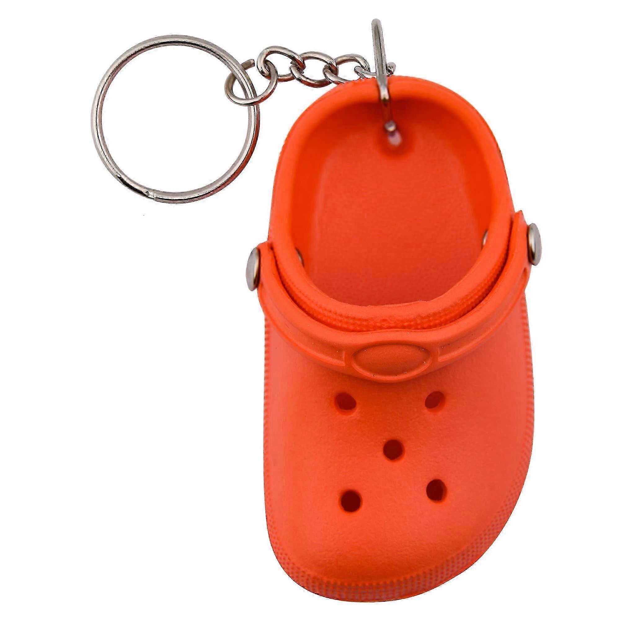 Cute Orange Shoe Keychain