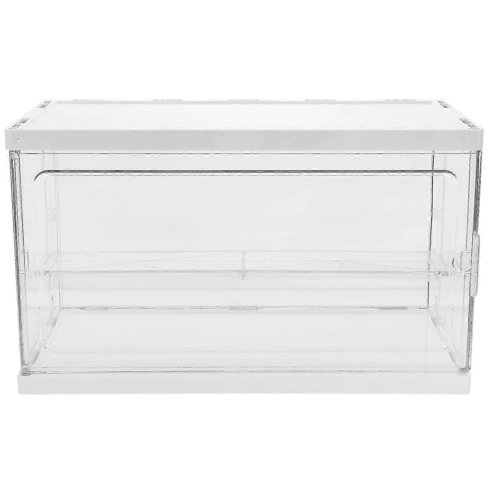 Figurine Display Case for Storage Countertop Display Box 2-Layer Style