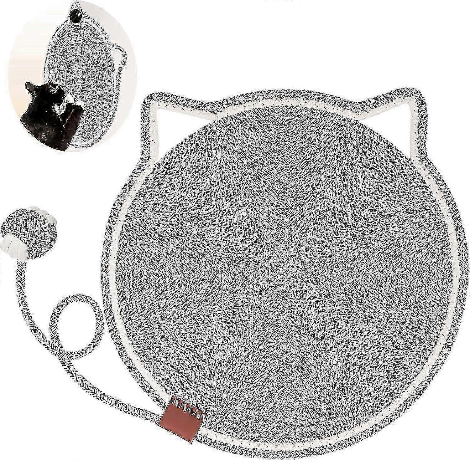 Eco-Friendly Round Cat Scratch Pad