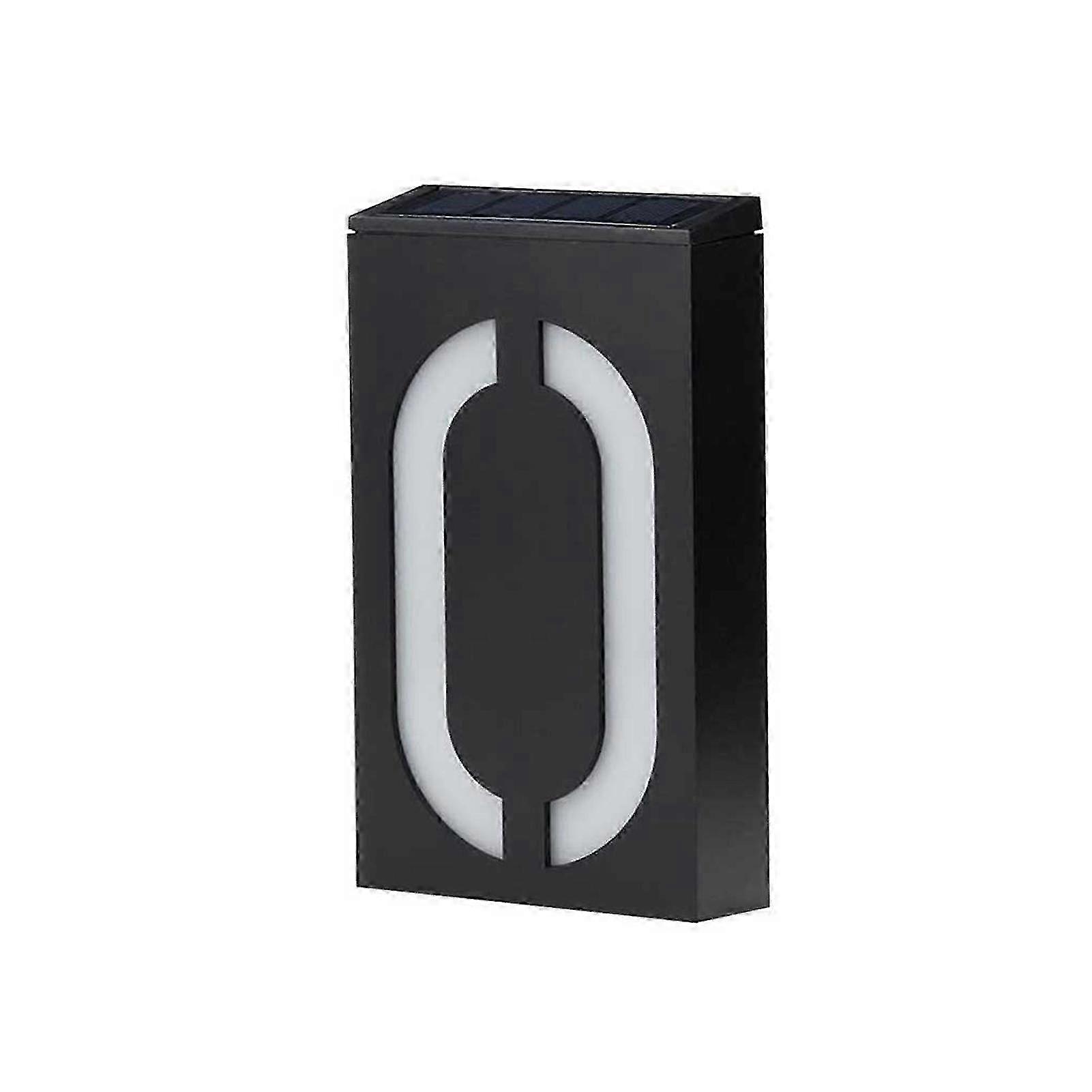 Durable Solar-Powered Number Light