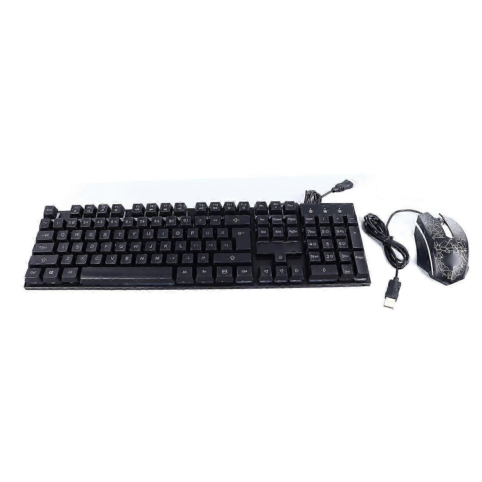 Ergonomic Mechanical Keyboard Mouse Set