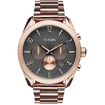 Nixon the bullet watch for Quartz Analog Man with A3662046 Stainless Steel Bracelet