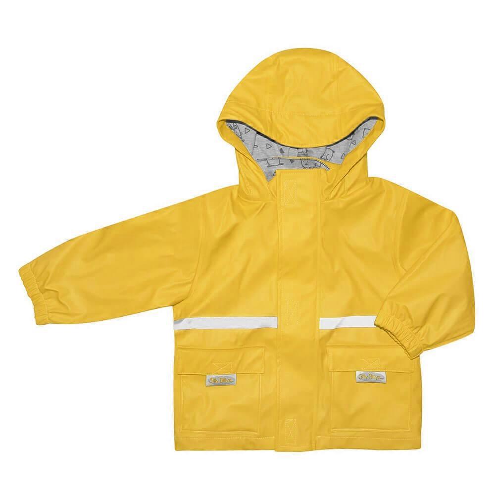EXTRA LARGE Silly Billyz Waterproof Jacket Yellow Windproof Soft Polycotton