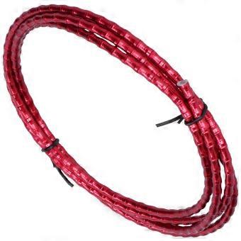 ZTTO 1.8M Kit de carcasa de cable de freno de bicicleta de montaña Tubo de cable de palanca de cambios de aleación de aluminioRojo