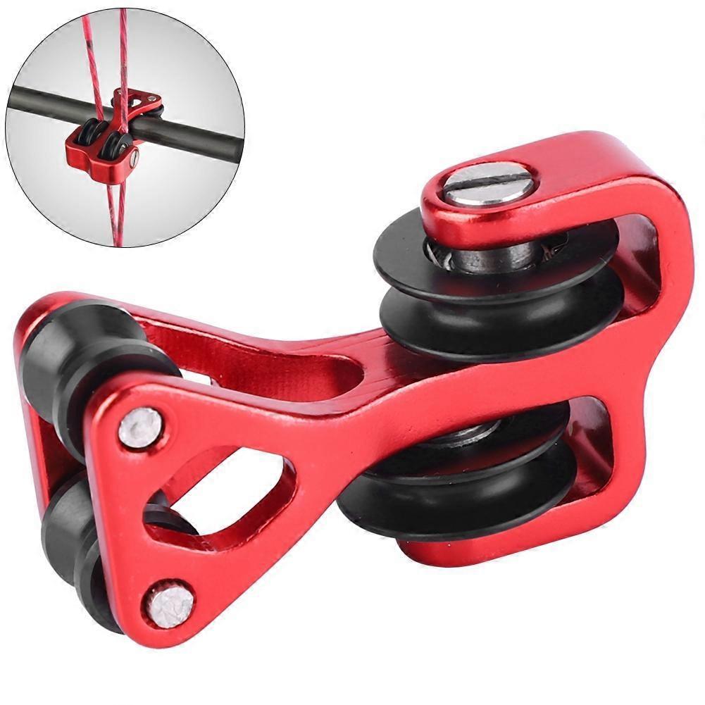 Aluminium Alloy Archery Compound Bow Cable Slide String Splitter Roller Glide
