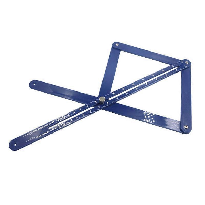 Protractor Corner Angle Finder Square Ruler Miter Woodworking Model Craft Tool