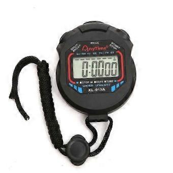 LNMHYTZ-Tragbare LCD-Sport-Stoppuhr-Timer-Versorgung Tasche Wasserdicht Digital
