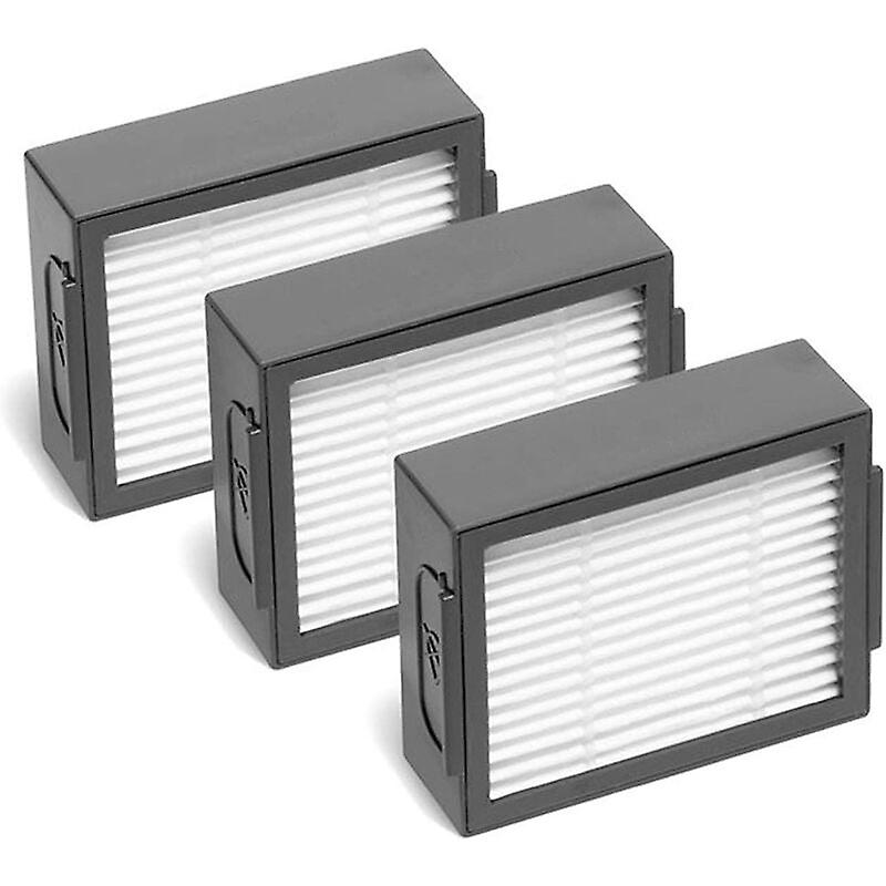 Pack of 3 filters for Roomba E5 / i7 / e5154 / e5158. Replacement Filter Pack for E5 E6 i7 i7+ Plus. Spare with Three filters