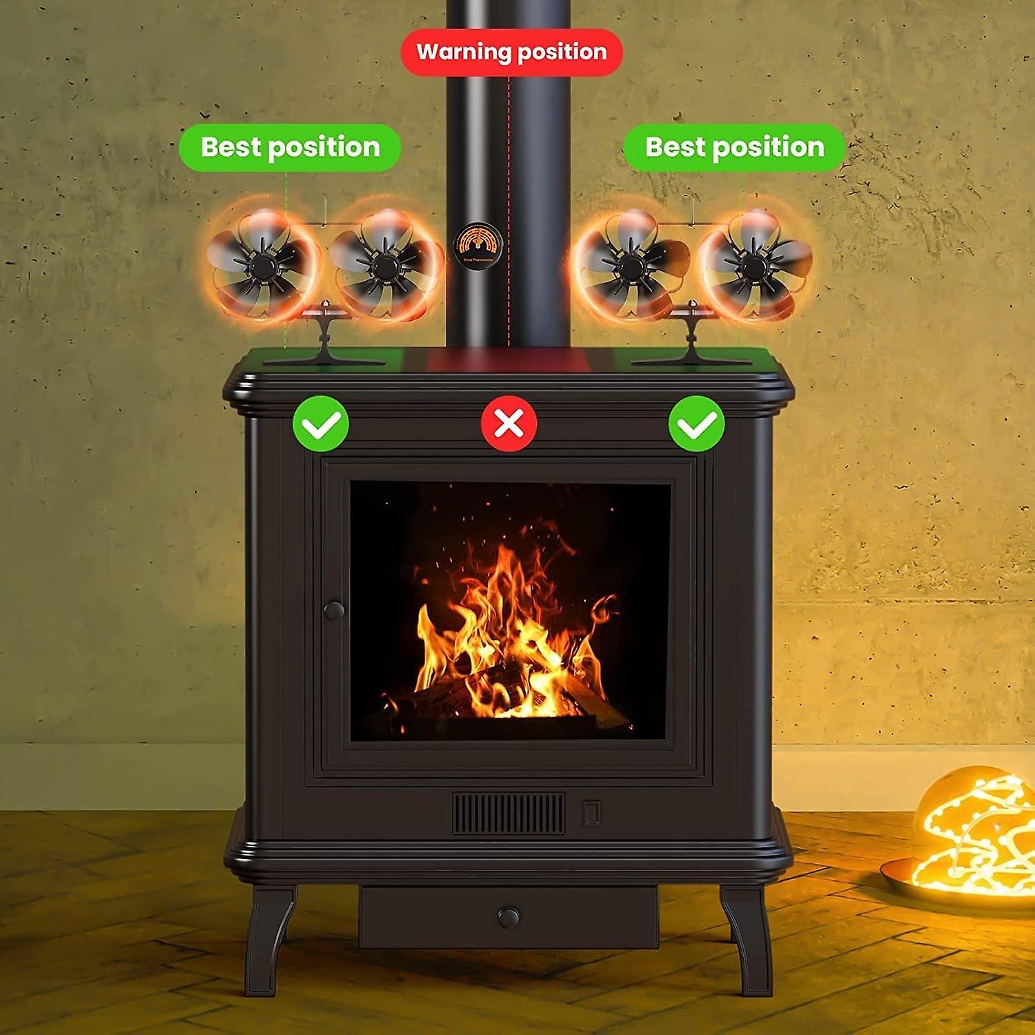 Burning Stove Ultimate Wood Heater Fan Stirling Engine Fan CONBOLA