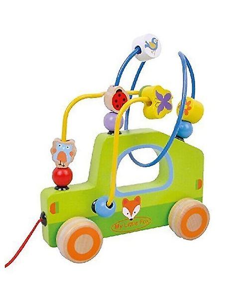 Jumini houten Pull langs kraal doolhof auto