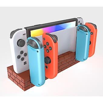 4 Charging Slots Stand Station Cradle with 8 Game Slots for Nintendo Switch for Joy-ConErythrine