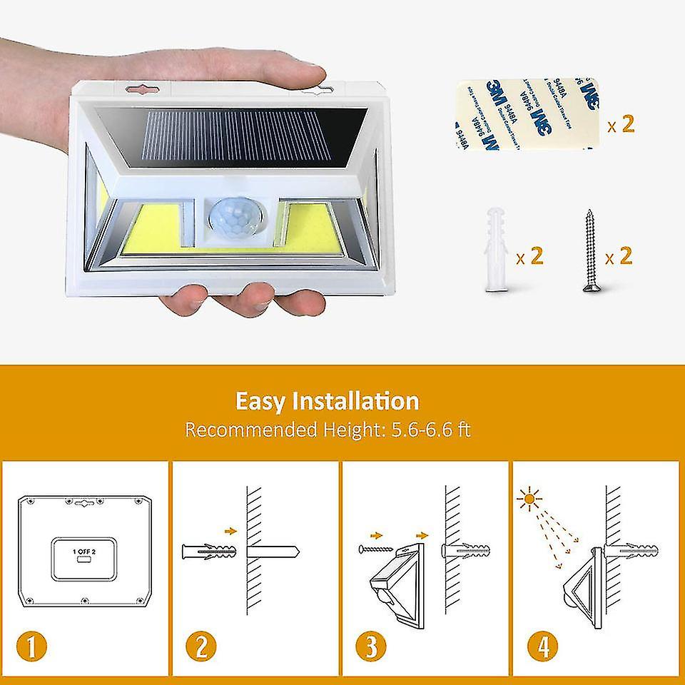 National Lighting IP65 Outdoor Wall Light With Mini LED Photocell - 17W, 1500lm Cool White