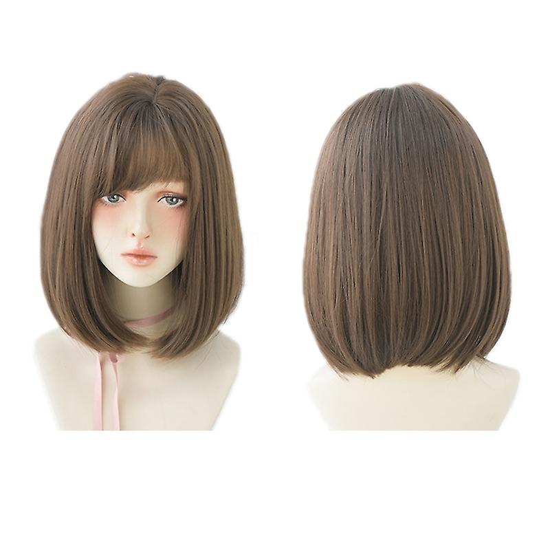 Women Medium Length Natural Shoulder Length Wig