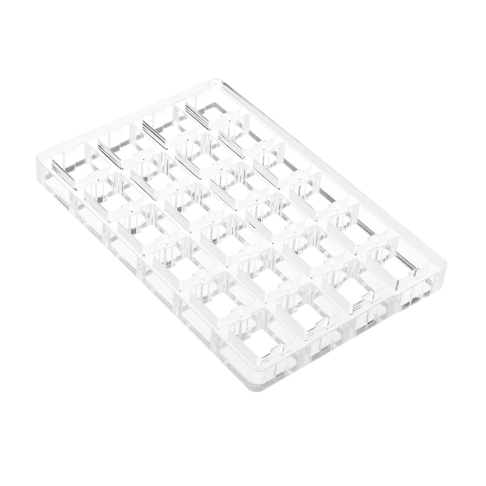 Clear Switch Tester Base Acrylic Plate for Cherry Mx Switch 1x2 board
