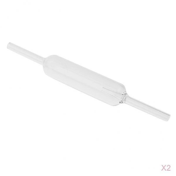 2 Pcs Glass Aquarium Tank CO2 Diffuser Bubble Counter With Suction Cup