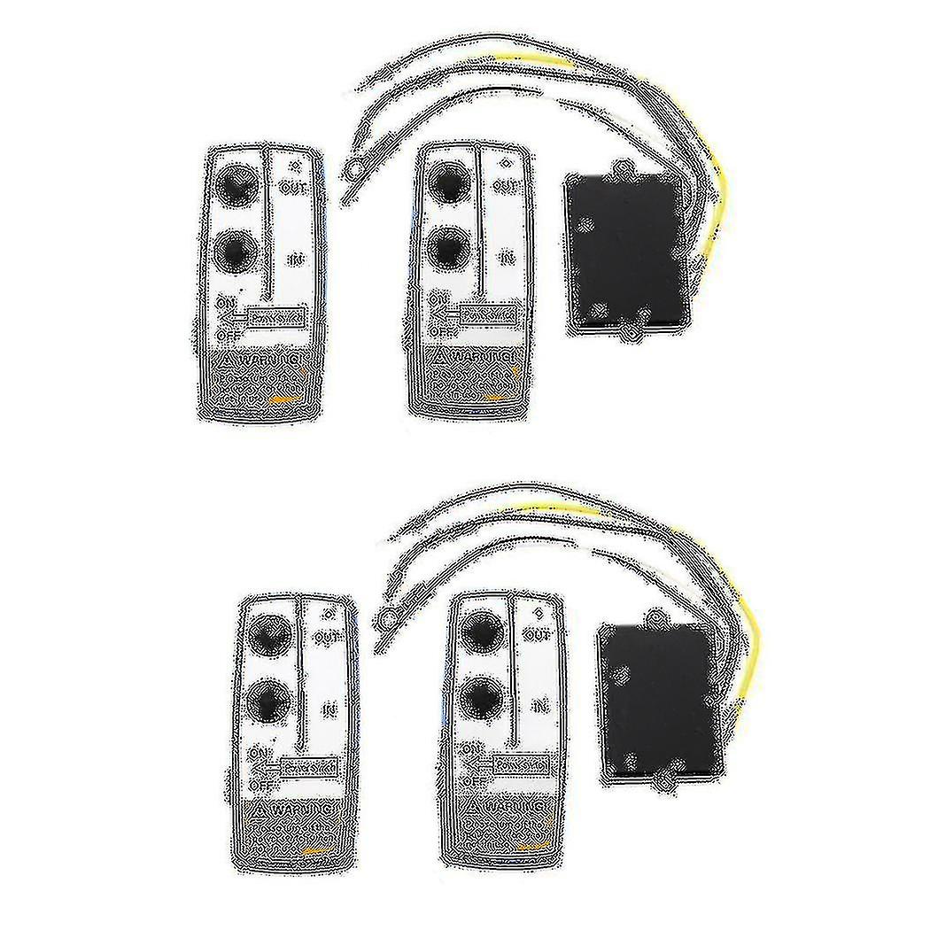 2x Remote Control Electric Winch Remote Control - Blue & White