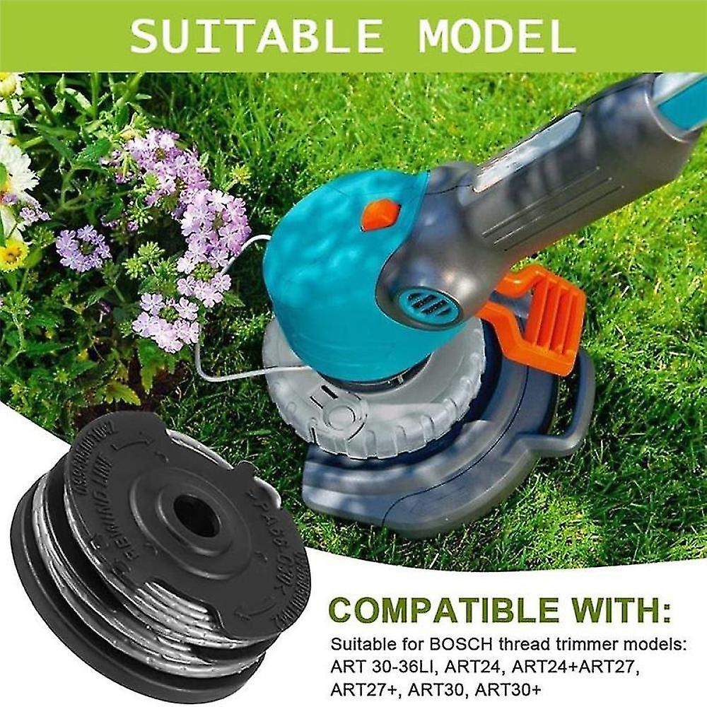 4pcs 1.65mm 6.1m F016800351 String Trimmer Replacement Spool Line For Art 24 27 30 30-36 Grass Trim
