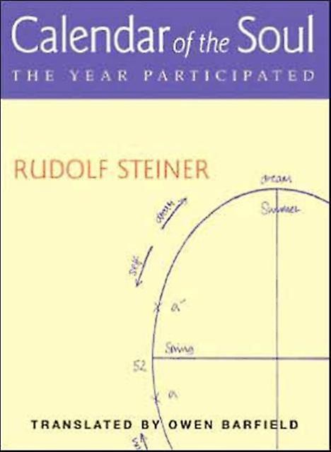 Calendar Of The Soul by Rudolf Steiner Paperback Book