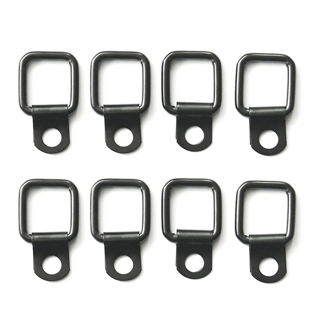 8stk D-form træk krog binde ankre ring til trailer last binde ned ringe