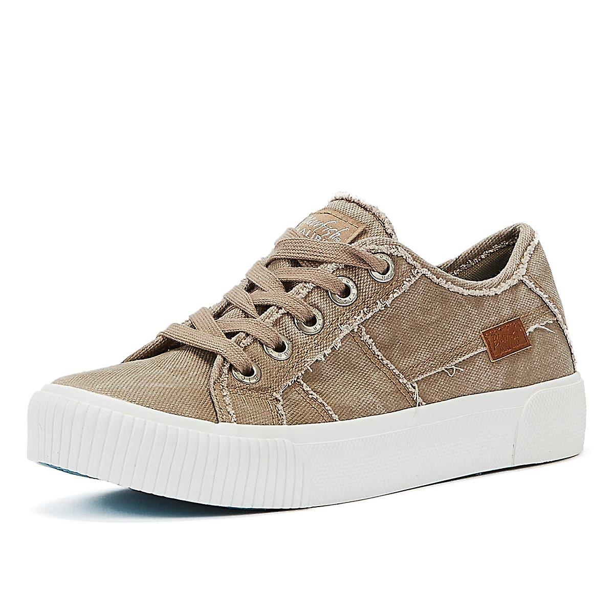 Blowfish Caspar Womens Pebble Canvas Trainers